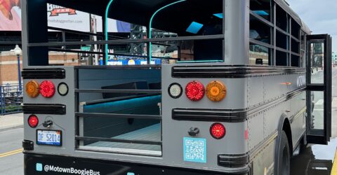 Motown Boogie Bus crew hosting Detroit event