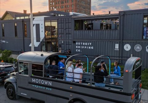 Motown Boogie Bus crew hosting Detroit event